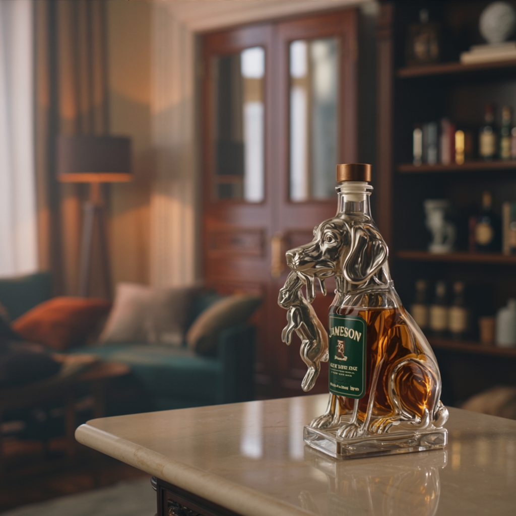 Bouteille de Whiskey - Ădition Chien