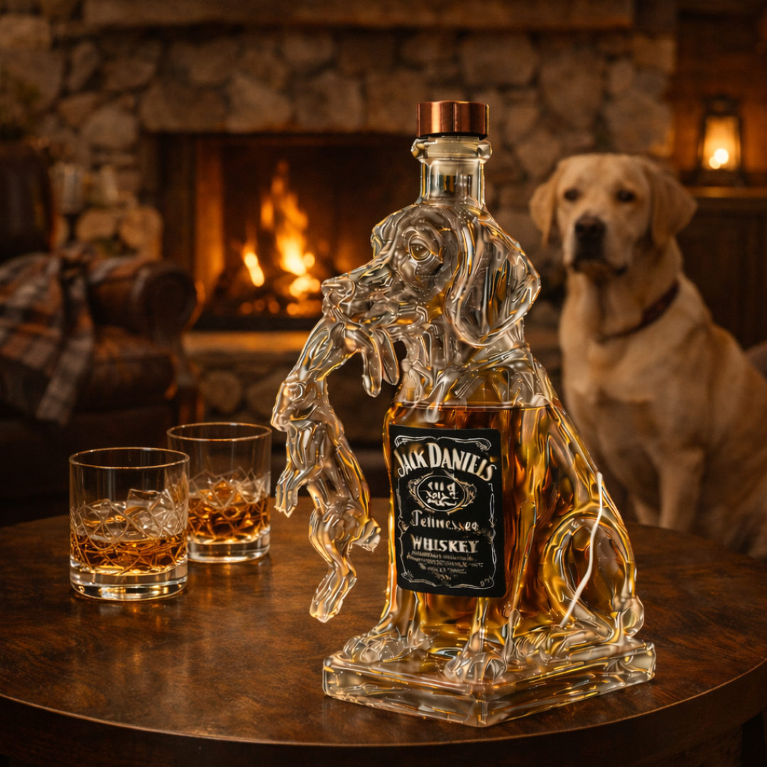 Bouteille de Whiskey - Ădition Chien