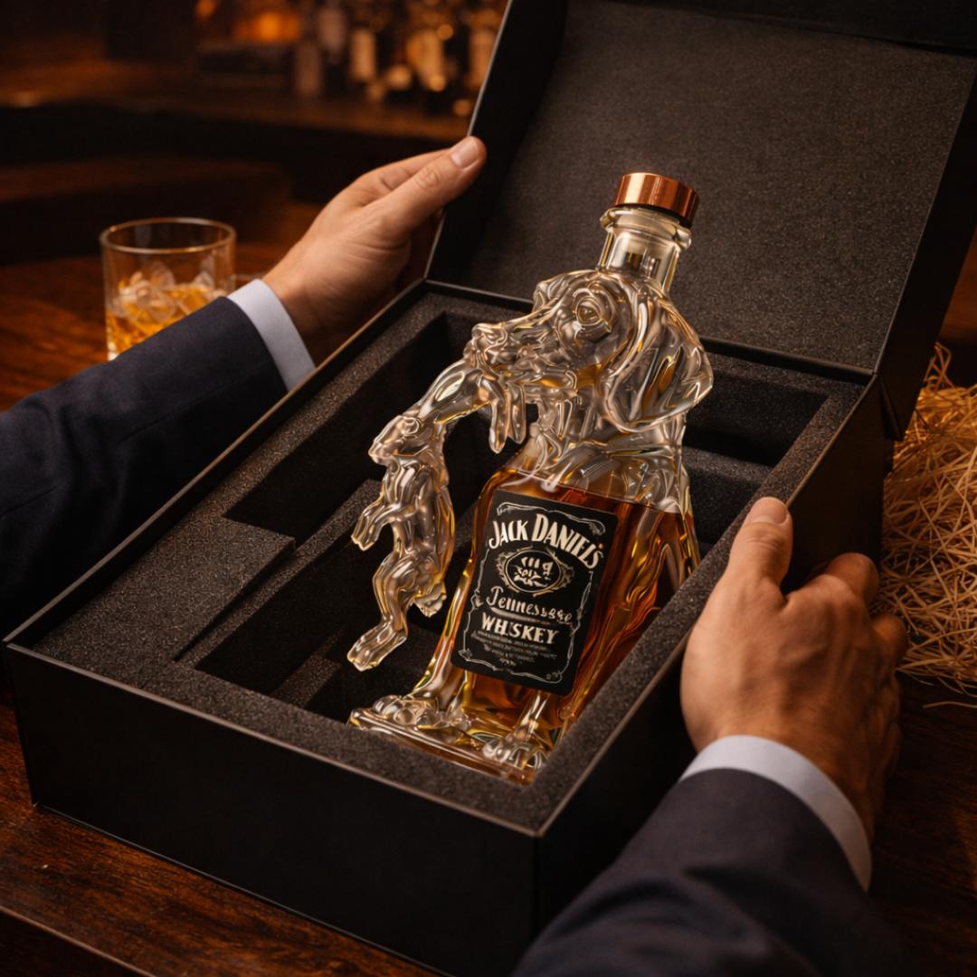 Bouteille de Whiskey - Ădition Chien