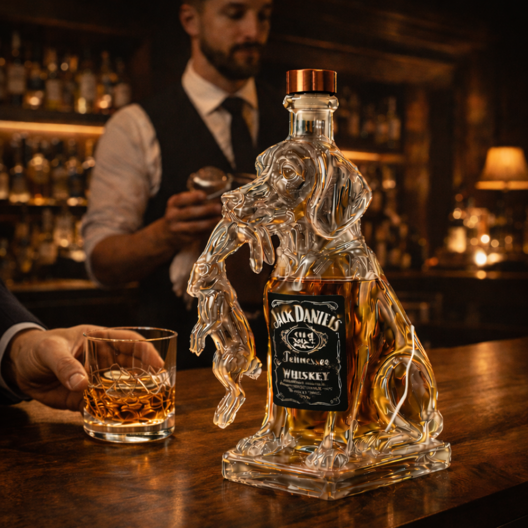Bouteille de Whiskey - Ădition Chien