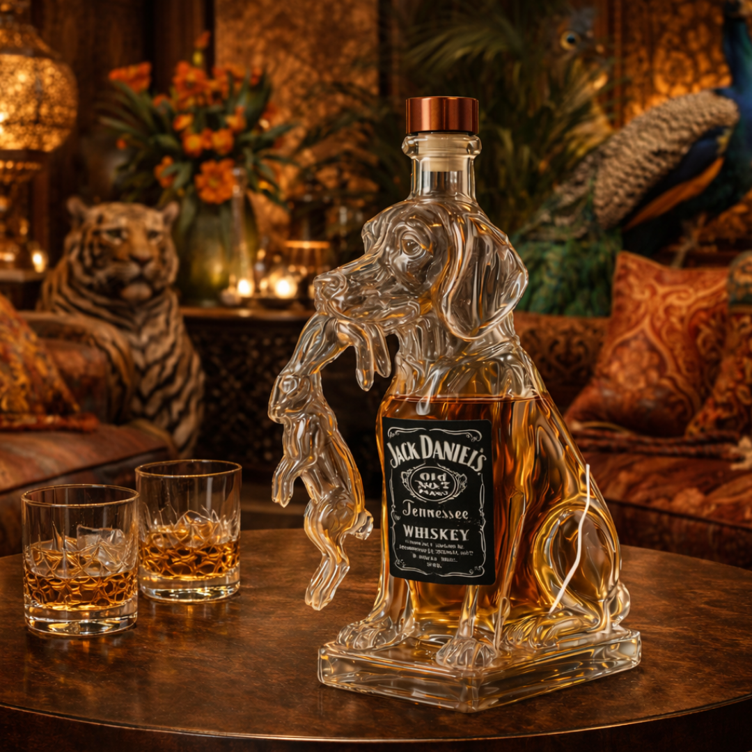Bouteille de Whiskey - Ădition Chien