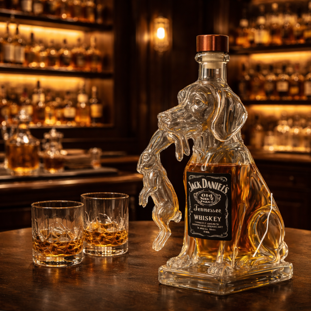 Bouteille de Whiskey - Ădition Chien