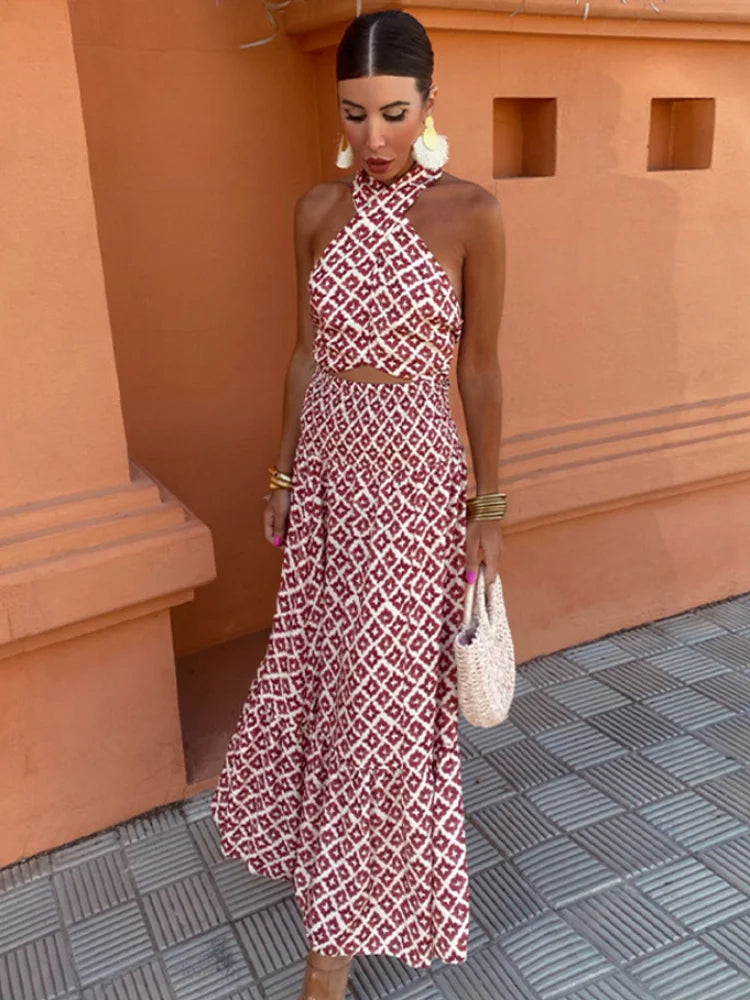 Mickay™ | Chic Midi Dress for Women with Off-the-Shoulder Design