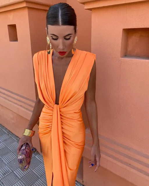Moriah™ | Women's Long Pleated Dress