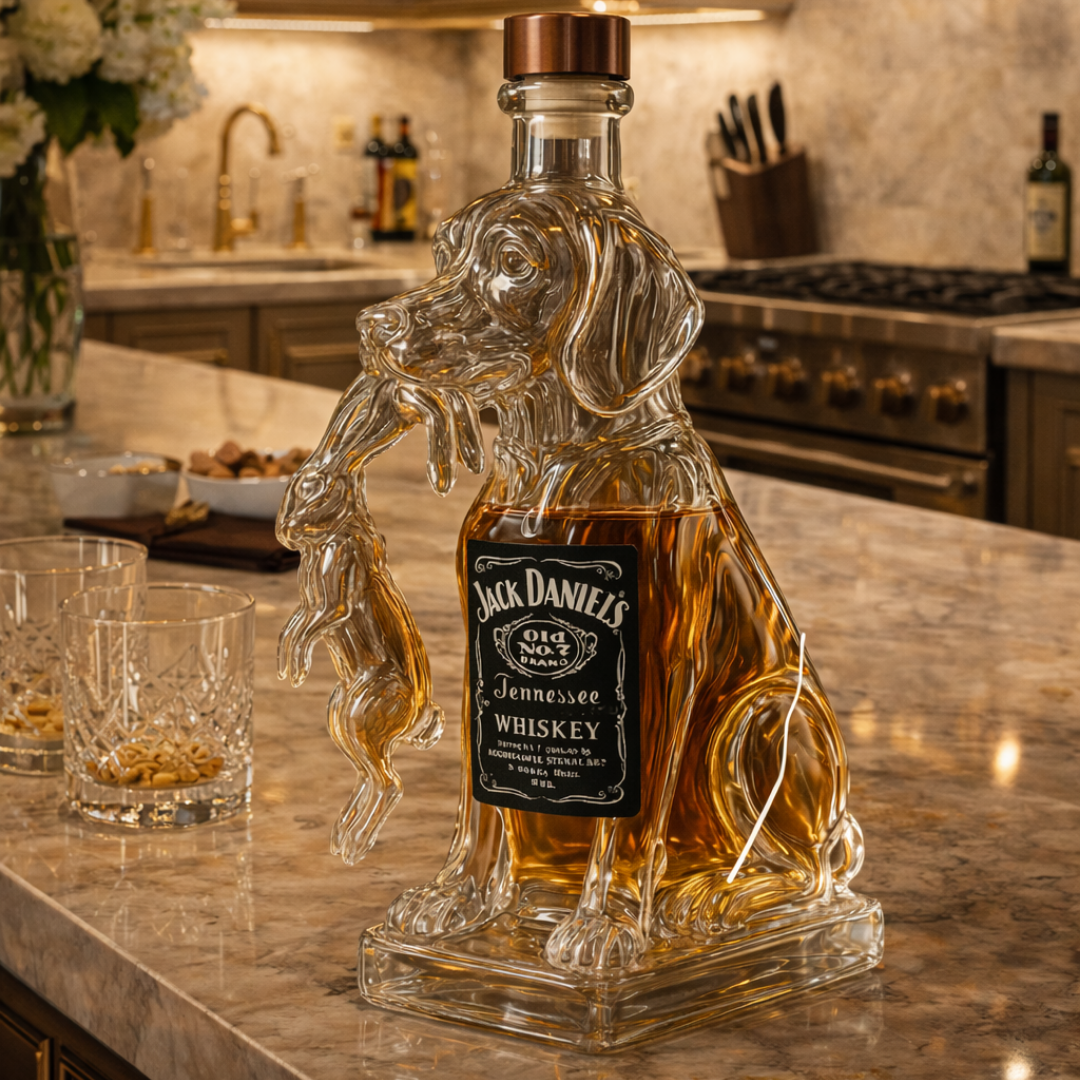 Bouteille de Whiskey - Édition Chien
